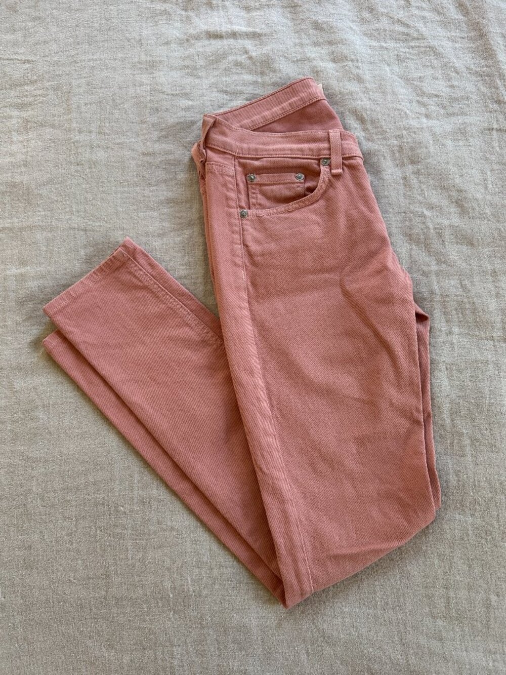 Rag & Bone Skinny Jeans Pink — (Size: 26)